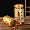 1 Pc Ceramic Sand Gold Incense Tube Household Offering Incense Cylinder Home Decoration Buddhist Utensils Sacrificial Supplies