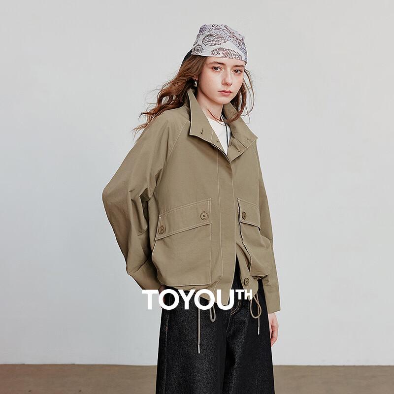 

Куртка Чую в стиле амбара свободного кроя с высоким воротником M