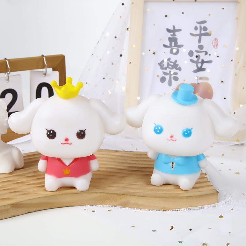 Creative Puppy Night Light Bedroom Bedside Sleep Baby Feeding Eye Lamp Children's Room Gift