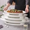 ZISIZ Ceramic Fish Plate Set