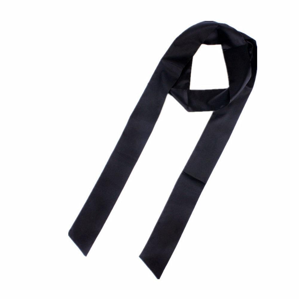 Waistbands Silk Scarf Solid Color Ribbon Knot Rope Fashion Long Scarf  Ladies