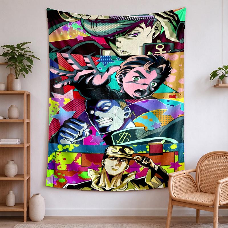 JOJO Tapestry wall decor—perfect for bedrooms living rooms and dorm rooms Easy to install it enhances your space and creates a warm comfortable atmo