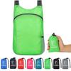 Zipper Lightweight Nylon Bag with Drawstring Storage Bags Foldable Backpack Portable   Travel