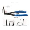 Heavy-duty Cylinder Snap Ring Pliers Internal Ring Remover Retaining Circlip Pliers 90 Degrees Bending Pliers Long Nose