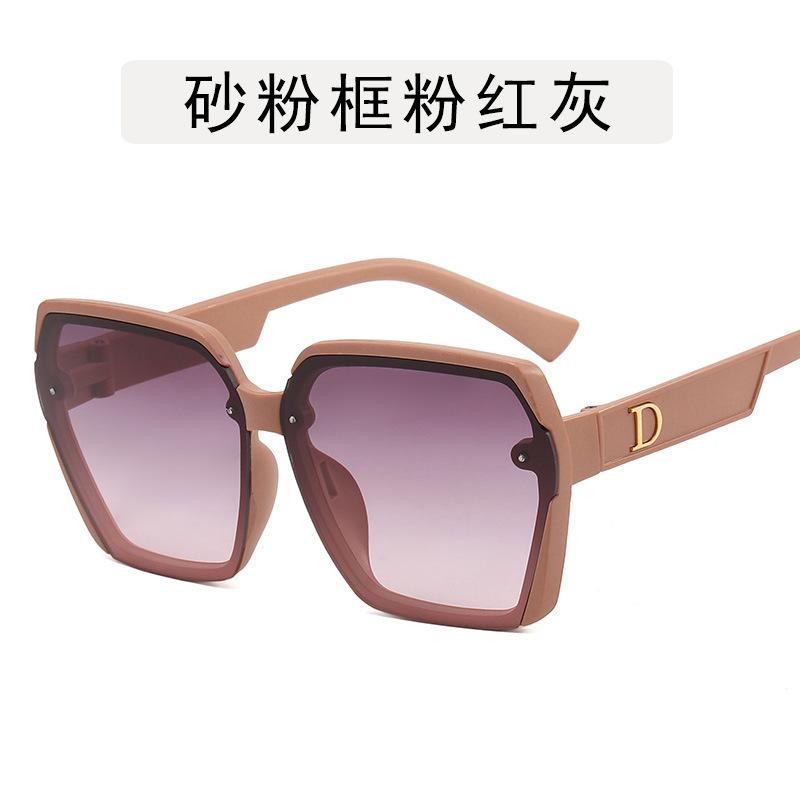 

Korean Fashion Style Sun glasses Women Polygon Shape Anti-glare Sunglasses Woman Travelling Holiday Female Sunglass