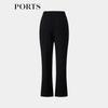 PORTS Women's Solid Straight-Leg Casual Pants