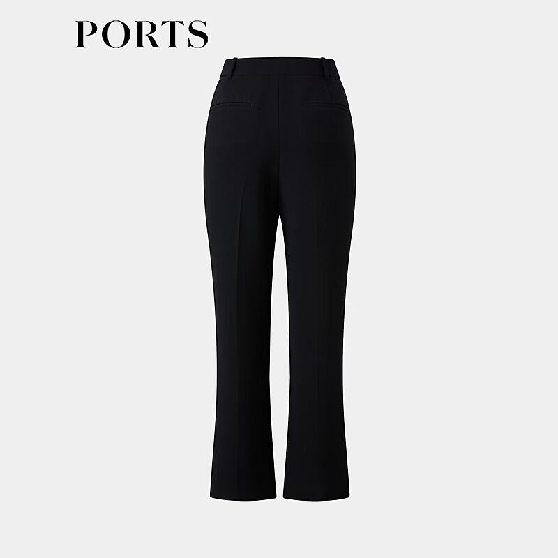 PORTS Women's Solid Straight-Leg Casual Pants