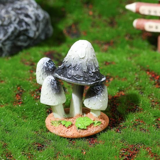 Mushroom Ornament Miniature Synthetic Resin Micro Landscape Decoration Forest Style Fairy Garden Accessories