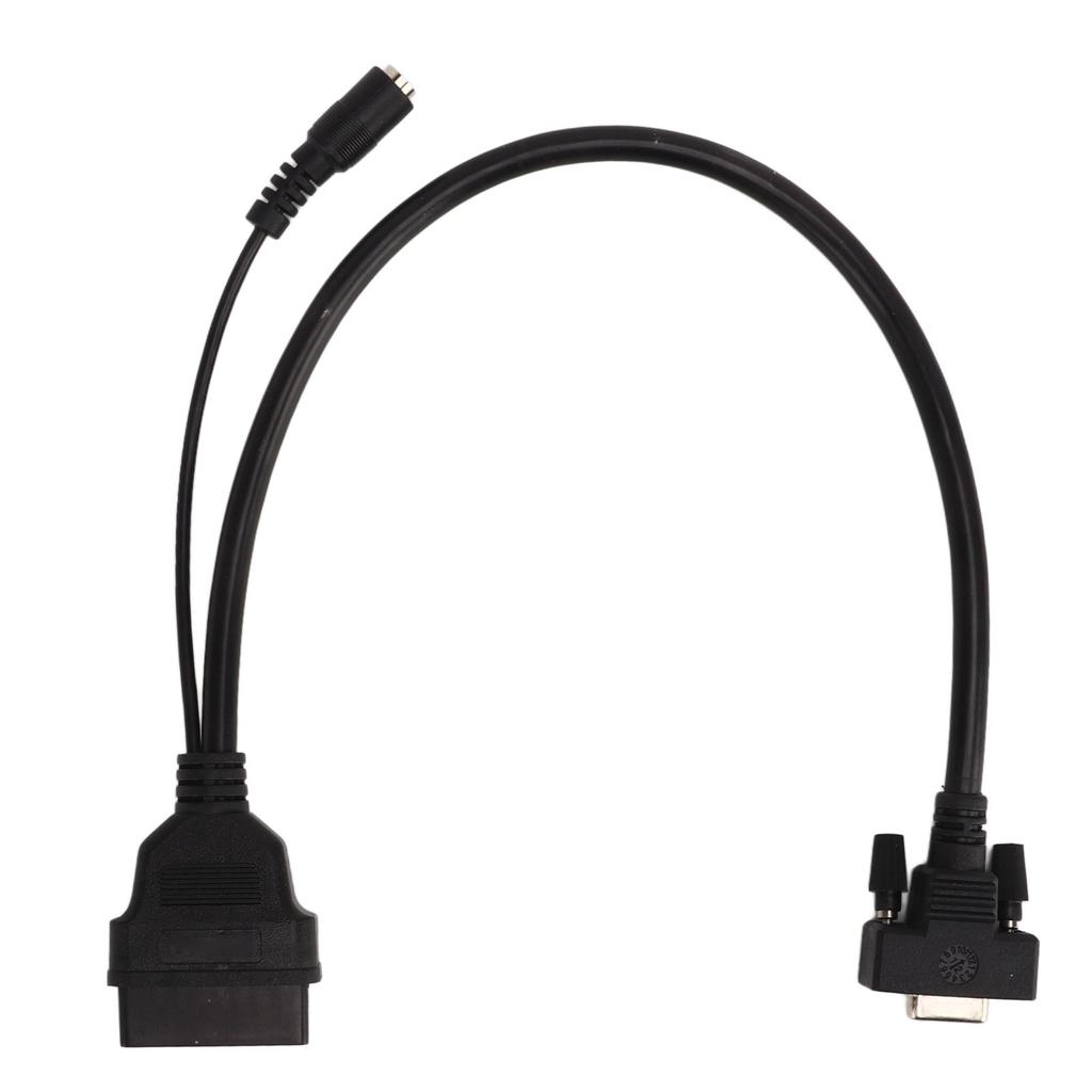 OBD Adapter Cable 16pin Male 15pin Female Plug and Play Diagnostic Connector Replacement for Launch X431