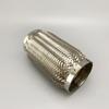 Steel Exhaust Flexible Pipe Double Braid Heavy Duty Exhaust Flexible Pipe Automotive Exhaust Part Long Lasting Exhaust Pipe