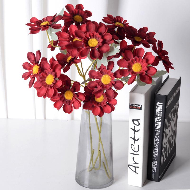 Silk Mimic Sunflower And Daisy Flowers Bundle For Event Decorations With Craft Technique Perfect For Photography And Home Decor