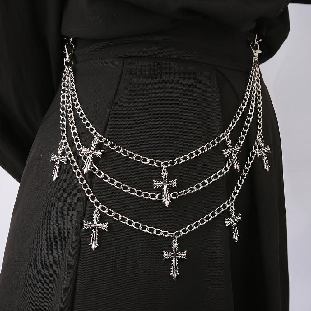 European & American Punk Style Multi-layer Metal Waist & Pants Chain