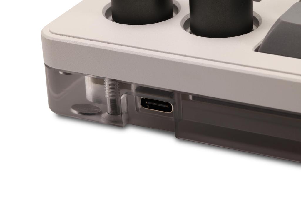 KB16 Macro Mechanical RGB 16 Compatible with and Other Software Keyboard, Aluminum, One-Handed, VIA, Hot-Swap, Programmable, Keys, Ps, Pr, Lrc,