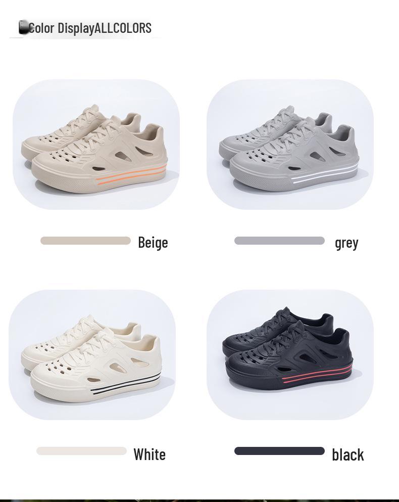 Yazlık Unisex Hafif EVA Sabo Ayakkabı: Plaj, Sürüş ve Serin Kapalı Burun Terlik Sandaletler