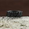 Vintage Black Viking Triangle Ring For Men Women Nordic Stainless Steel Odin Valknut Jewelry Gift