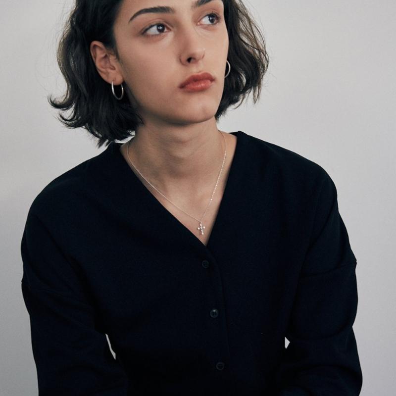 Verte 925 Silver Dew Necklace   un.Silver.212