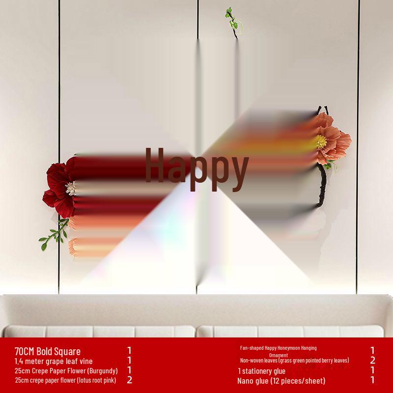 Набор свадебных украшений – Стороны жениха и невесты для спальни, гостиной, балкона.