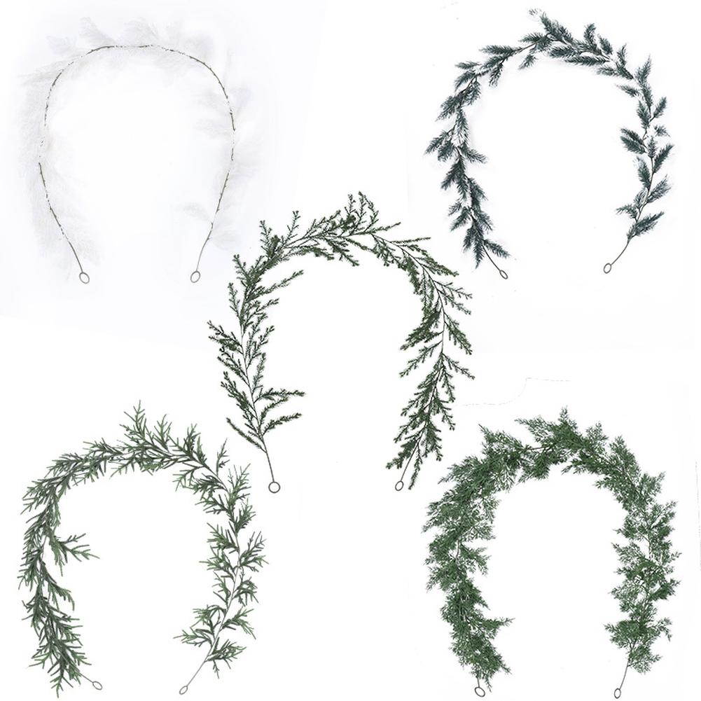 6ft Christmas Garland, Realistic Pine Garlands Christmas Decorations, Artificial Faux Greenery Garland For Mantle Indoor Home Xmas Holiday Decor