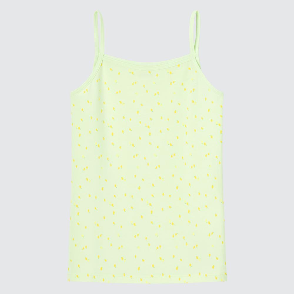 

UNIQLO GIRLS Майка из хлопковой смеси AIRism с принтом