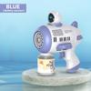 Spaceman Bubble Gun 12 Holes Shape Soap Bubble Blower Maker With Light Bubble Machne Toys For Boys Girls Birthday Gift