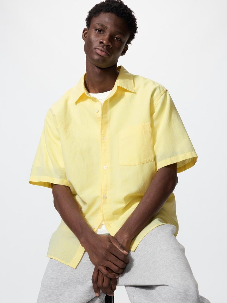 Uniqlo Japan Cotton Linen Shirt