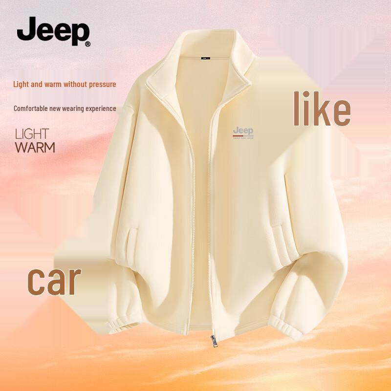 JEEP Men s Stand Collar Winter Fleece Lined Jacket 3XL