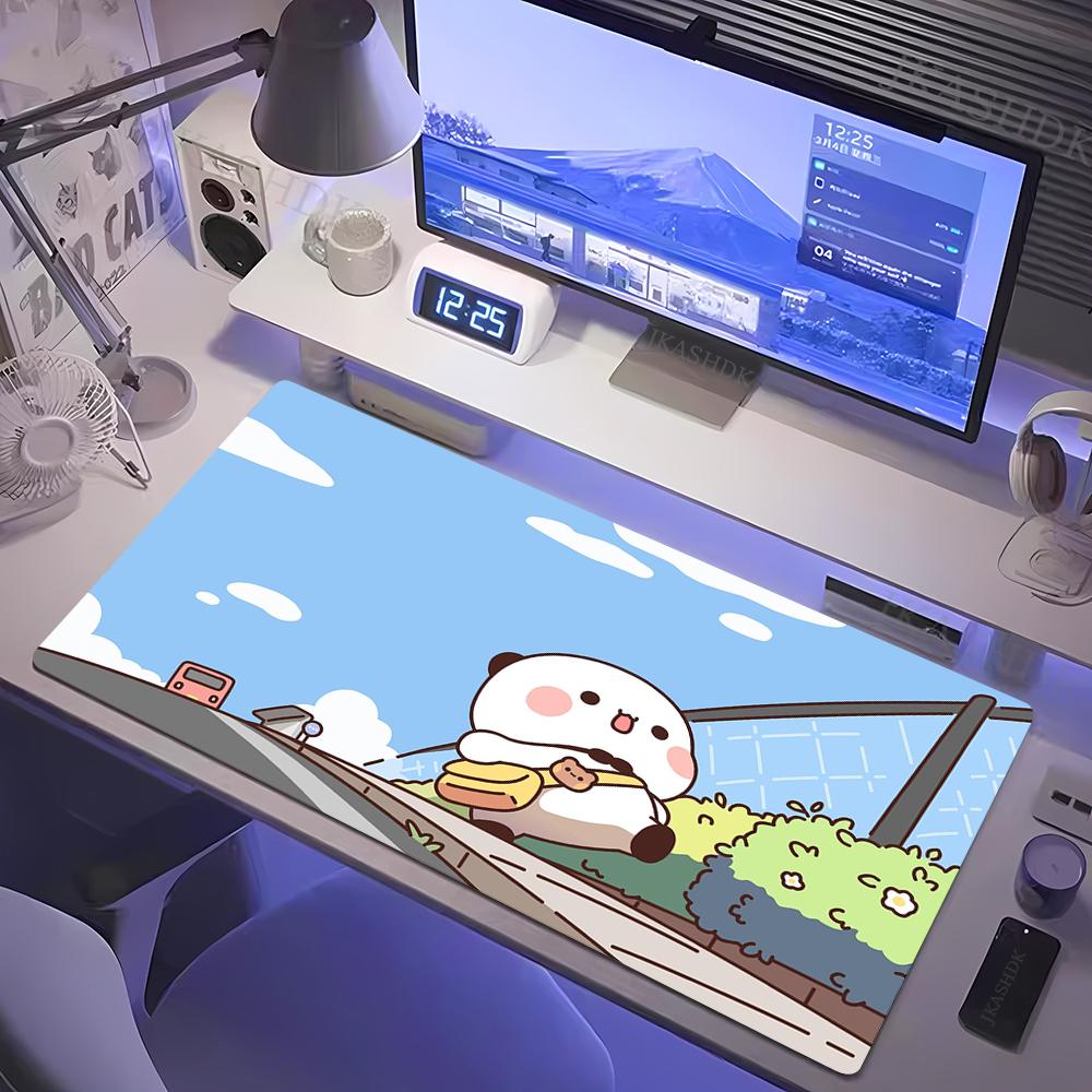 Bubu Dudu Cute Gamer Deskmat Xxl Mouse Pad Anime Computer Table Mat Pc Gaming Accessories Mousepad Large Mats Office Mause Pads