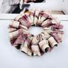Retro Gradient Plaid Striped Scrunchie - Vintage Hair Tie for Women