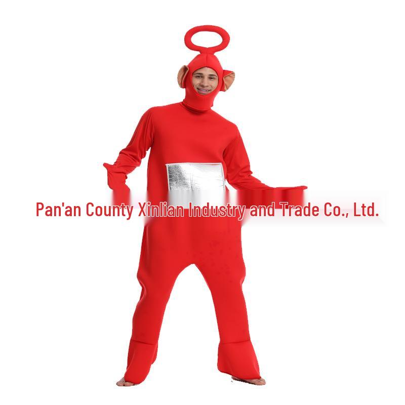 

Nostalgic Cute Teletubbies Cosplay Costume for Halloween Carnival Large красный