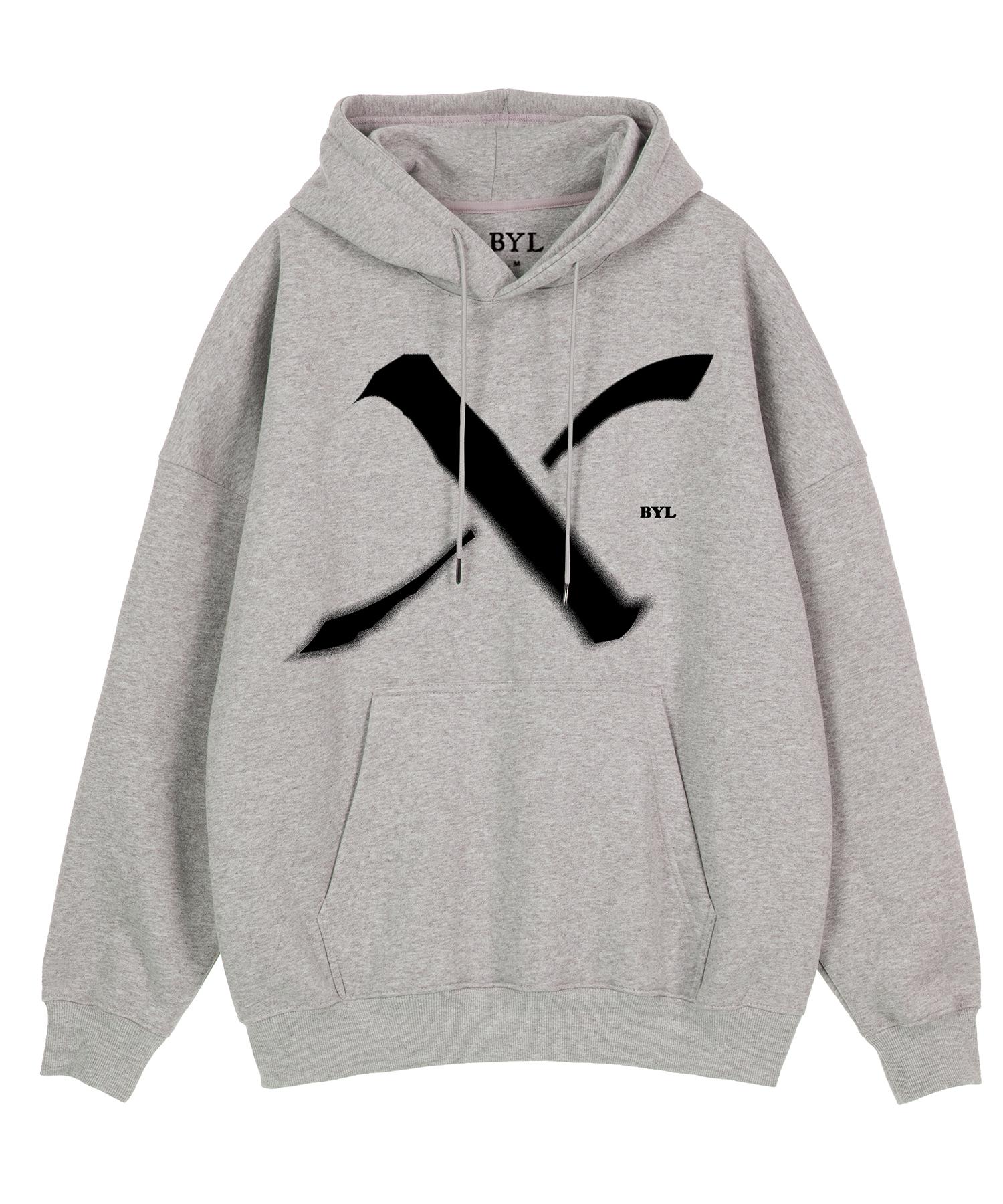 Biel X Logo Hoodie Grey Xl (With Fleece Lining)