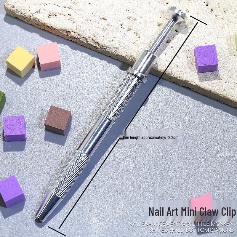 Nail Art Gradient Sponge & Small Clip Tool for Gel & Diamond Application