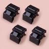 1472872-00-B 4Pcs Front Bumper Box Buckle Hood Trunk Clip Black ABS Fit for Tesla Model Y