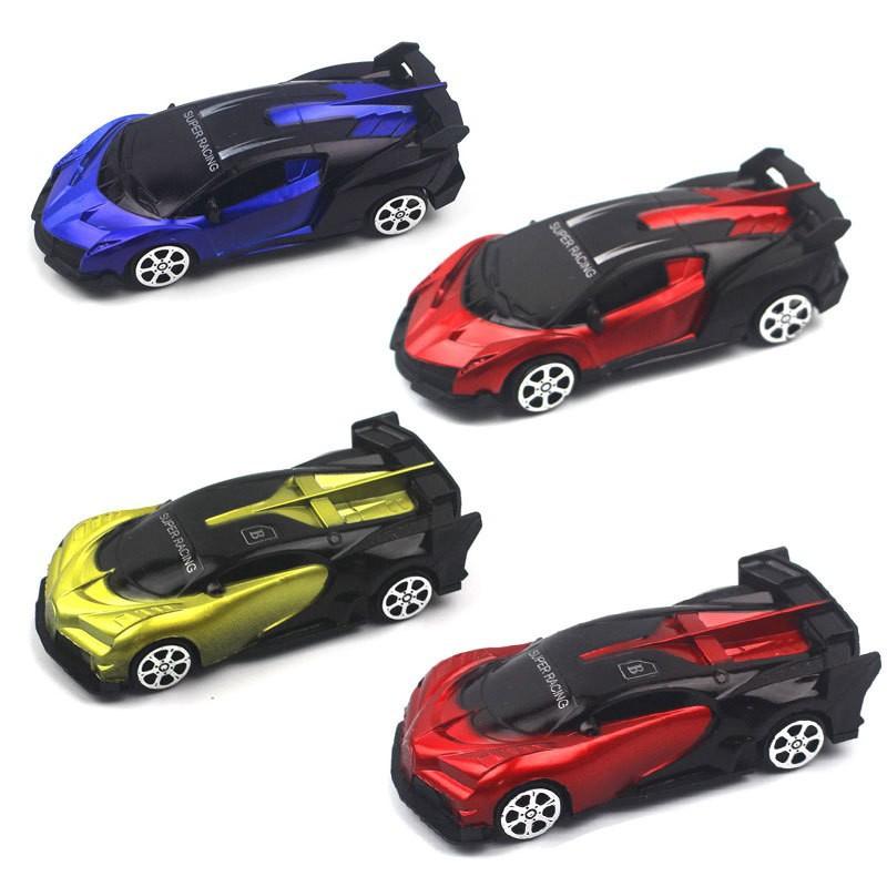 1PC Creative Children's PVC Supercar Model Toy Fashion Pull Back Car Children's Entertainment Vehicles Toys Collection Gift Toys