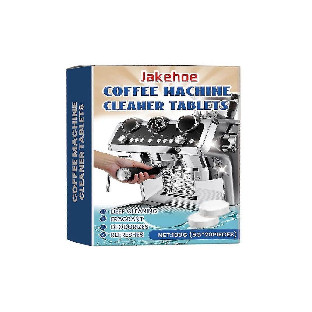 Jakehoe coffee machine descaling and cleaning sheet, dirt and oil stains clean, keeping kitchen equipment hygienic, effervescent tablets