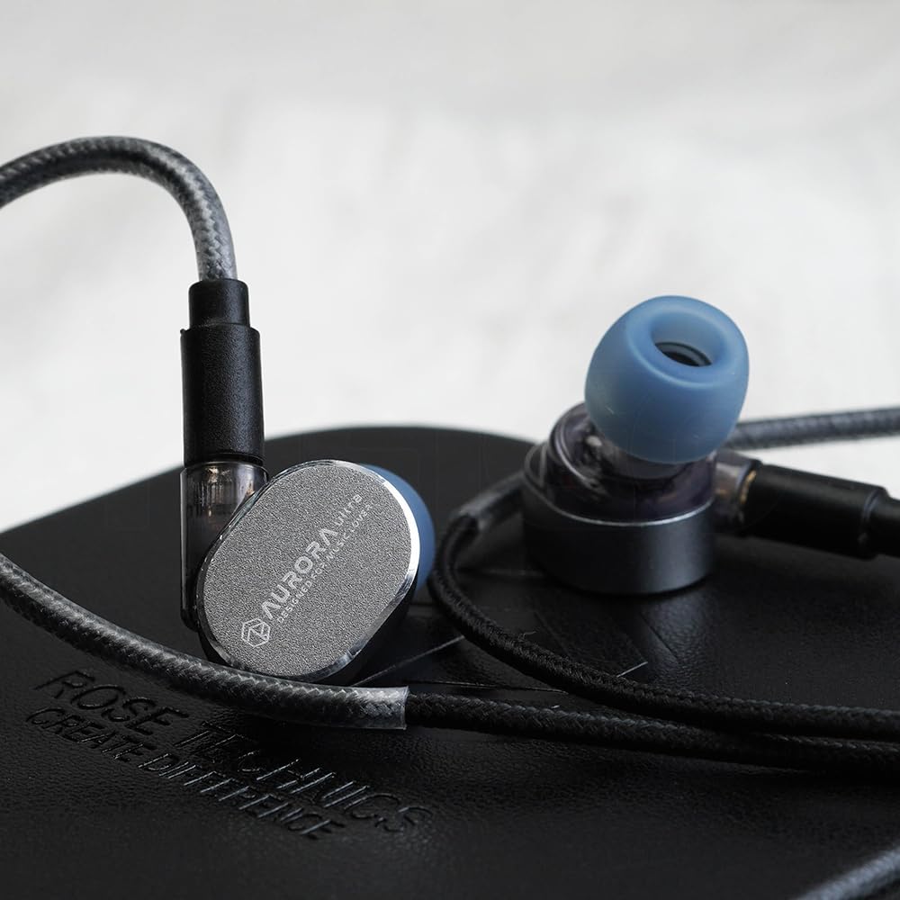 HiFiGo ROSE Technics Aurora Ultra Wired Earphones with 1 Planar 1 Dynamic and Interchangeable Unleash the Ultimate HiFi Experience with Expertly