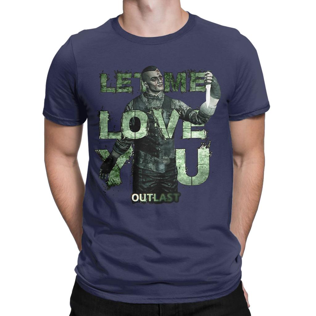 Outlast Eddie Gluskin Unisex T Shirts Casual Tee Shirt Short Sleeve Round Collar Tshirts Pure Cotton Gift Idea Tops