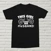 This Girl Loves Her Husband T-Shirt For Her Present Gift Fun BDAY XMAS Marriage