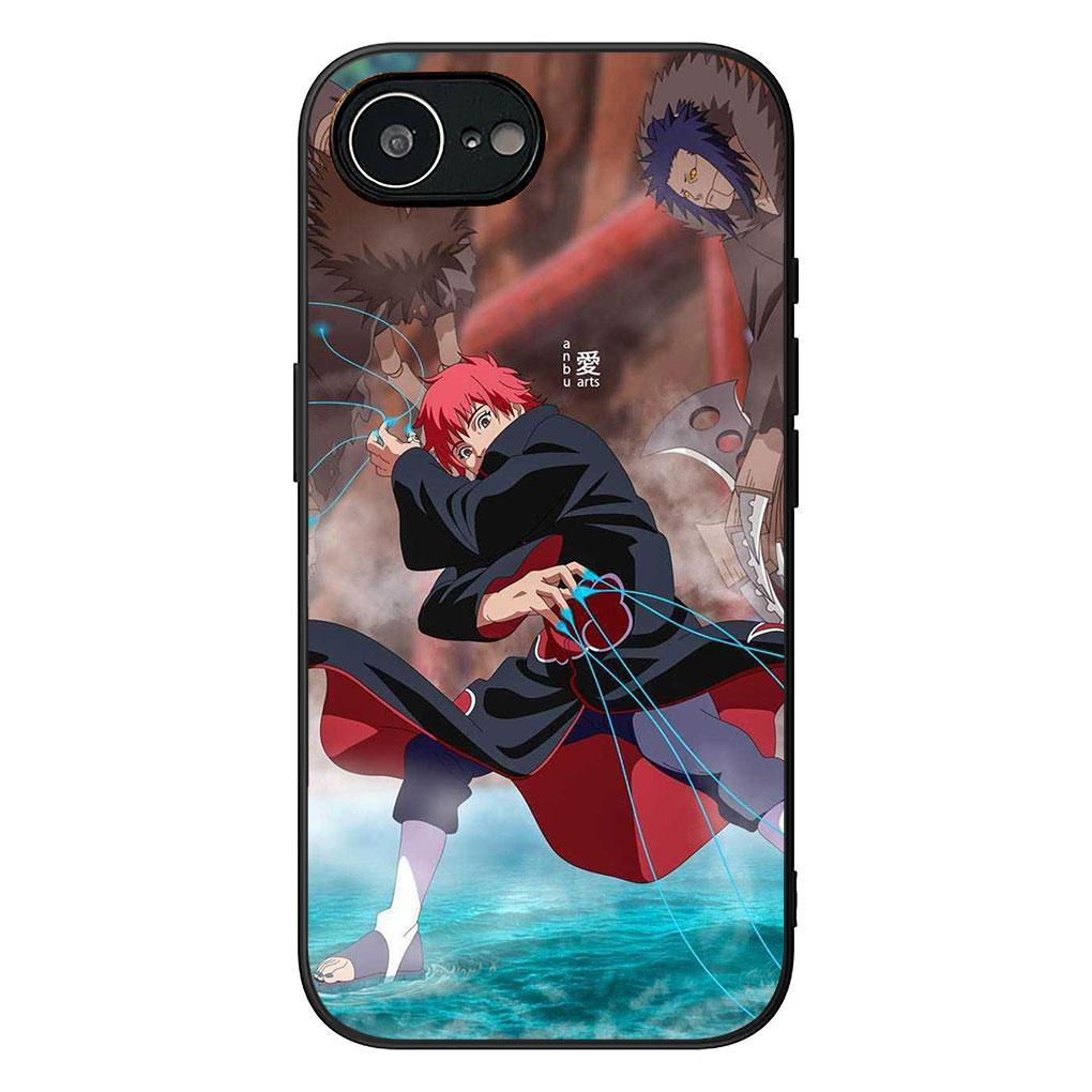 Sasori Narutos Akatsuki Casing Phone Cover for Motorola Moto G86 G14 G35 G34 G45 G55 G64 G75 G85 G24 G15 G54 G57 Power Soft Case