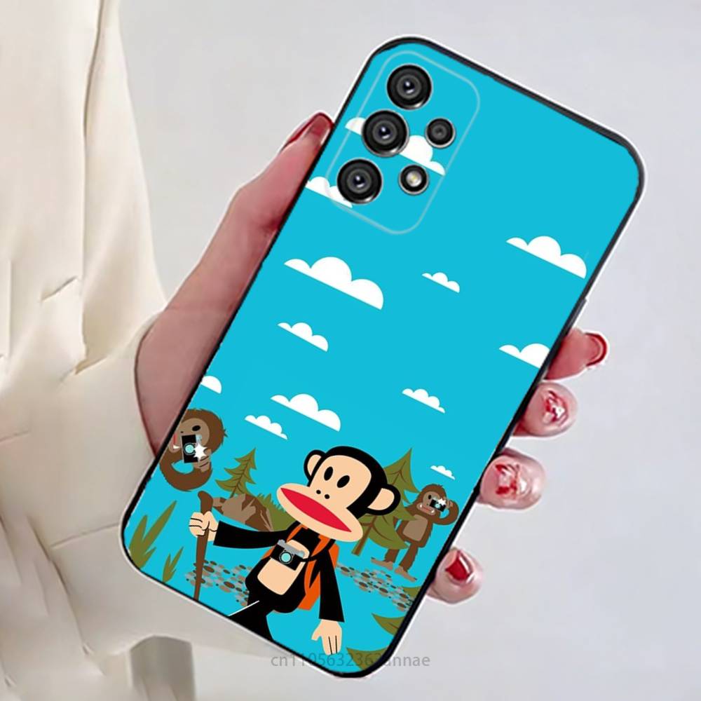 monkey Funny P-Paul F-Frank  Phone Case for Samsung Galaxy A73,23,53,33,14,24,13,72,22,52,32,54,A34 Soft Cover Samsung Note 10