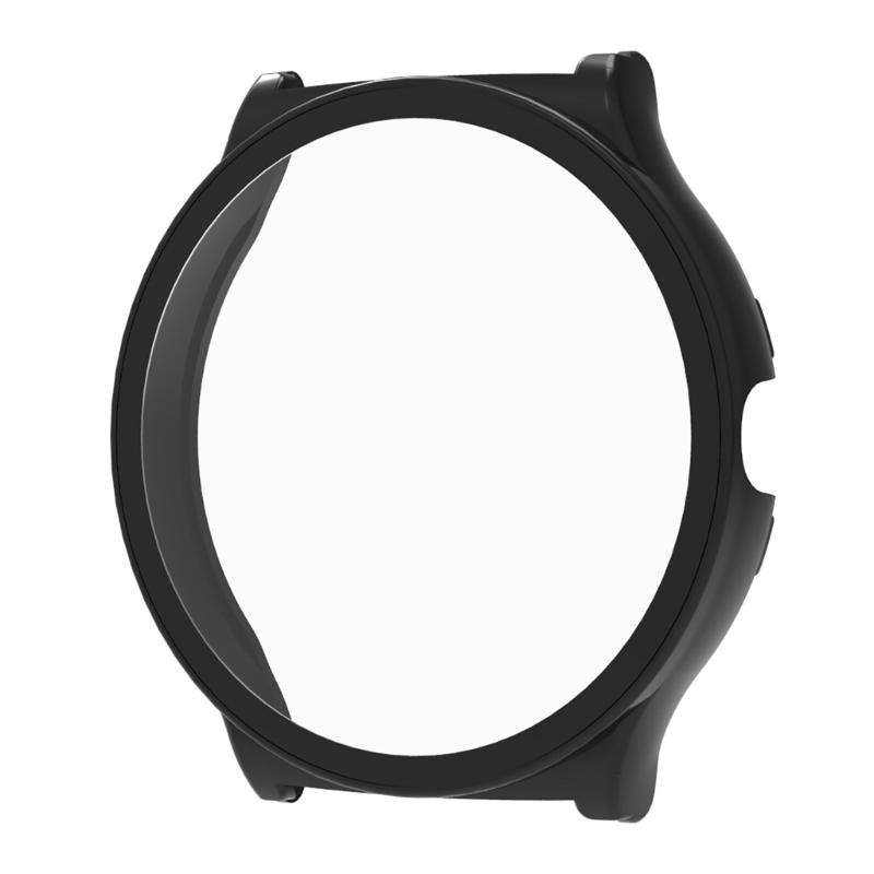 Protection d'écran de montre Boîtier PC avec Couvercle de protection en verre trempé pour Montre connectée Solar Lite Boîtier résistant aux rayures