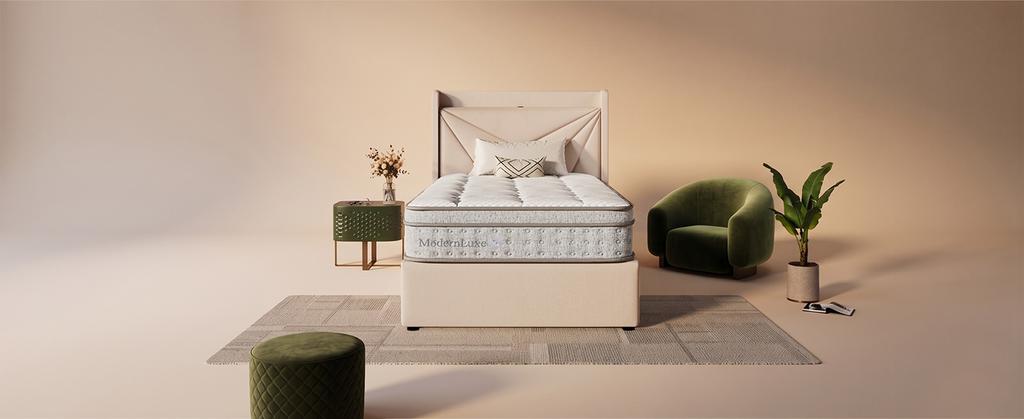 Colchón de Muelle Ensacado de 7 Zonas 90x200 cm H3, Espuma Fría de 25 cm de Altura, Elasticidad Puntual Ergonómica y Transpirable, Certificado OEKO-TEX, para Personas que Duermen Solas