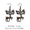 Christmas Decorations Earrings Set Animals Drop & Dangle Earring Backpack Ear Rings
