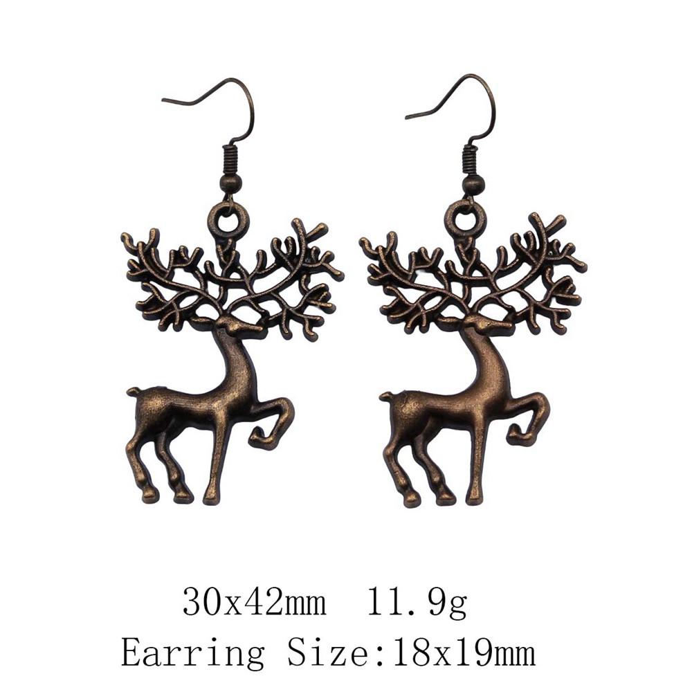 Christmas Decorations Earrings Set Animals Drop & Dangle Earring Backpack Ear Rings