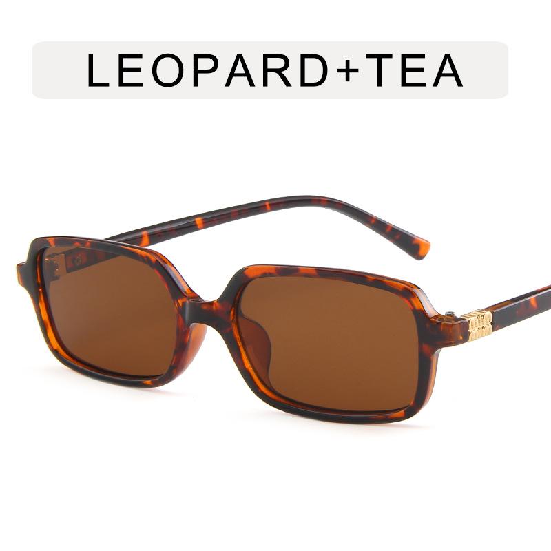 Rectangle Shape Ladies Sunglasses European American Vintage Style Outdoor Sun Glasses Driving Hiking Woman Sunglasses