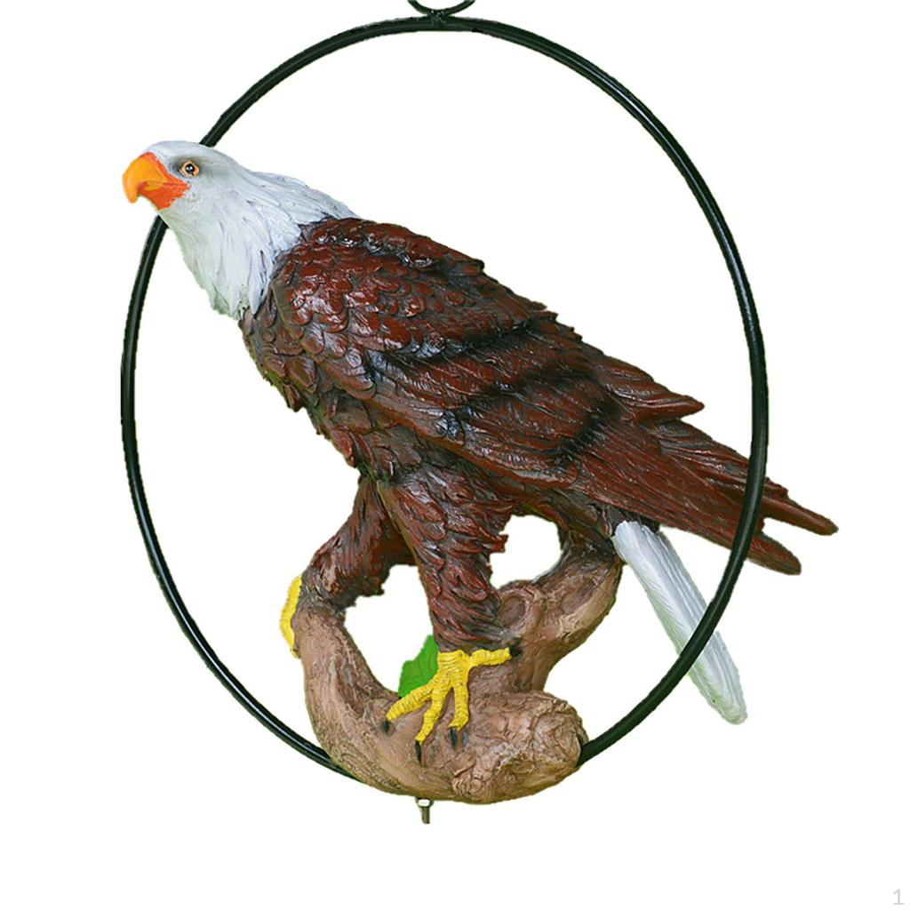 Resin Hanging Eagle Decorative Ornament And Yard