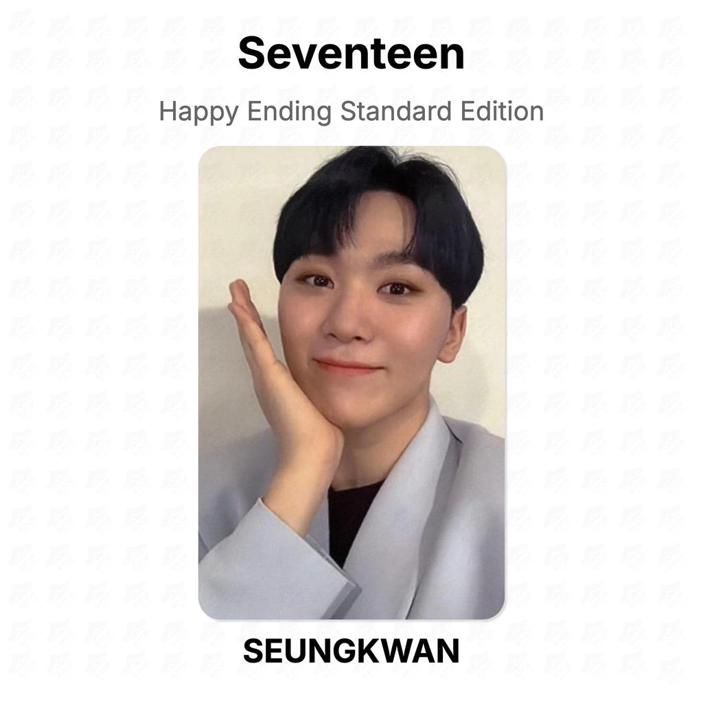 Seventeen Happy Ending Standard Edition Official Photocard