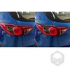 For Mazda CX5 2012-2017Car Accessories Carbon Fiber Rear Lamp Trail Light Eyelid Eyebrow Cover Trim Sticker Styling Modification