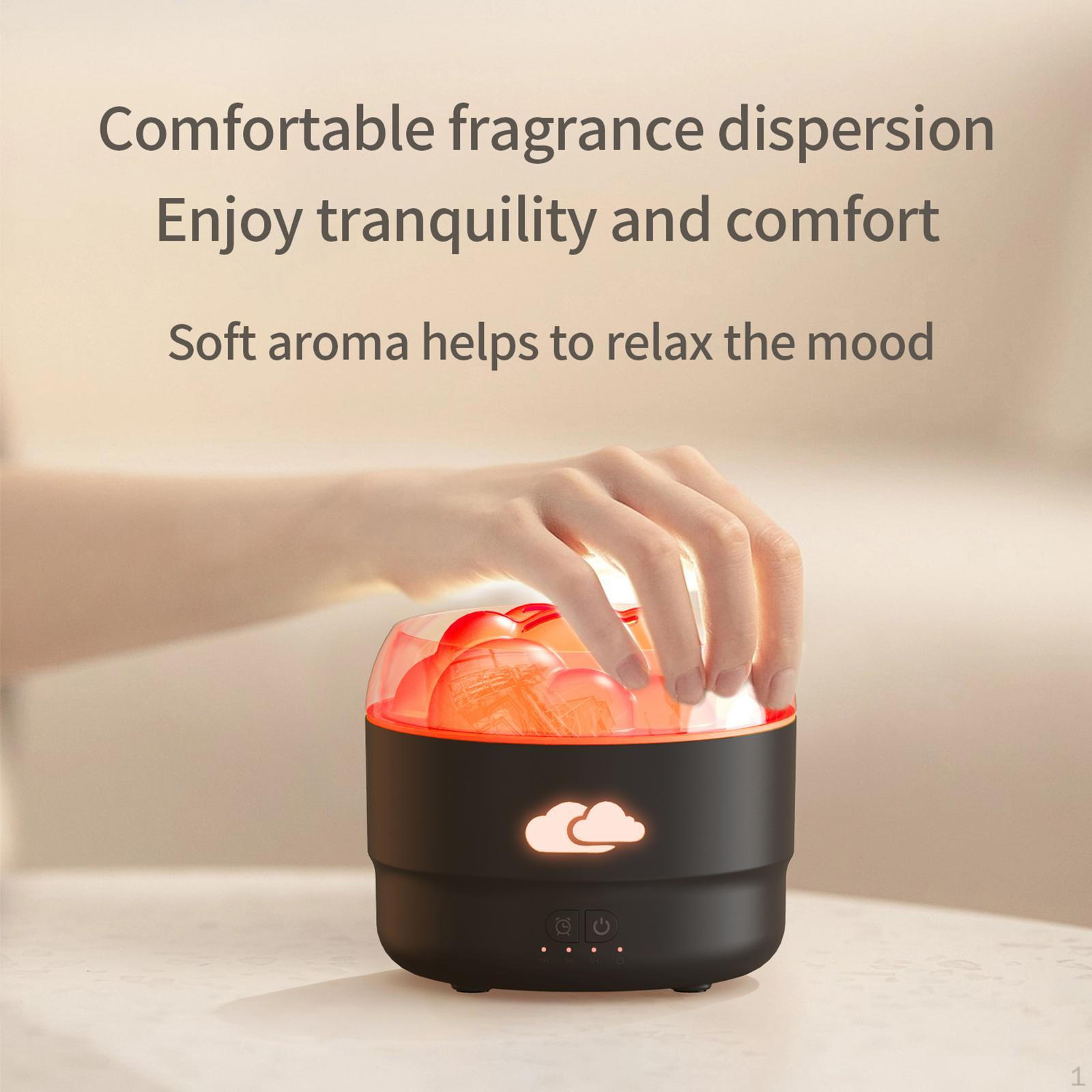 

Увлажнитель воздуха для стола, настройки окружающего света, аромадиффузор, эфирное масло для спальни чёрный