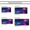 Neon City Night View Mouse Pad Large Computer Office Game Table Mat Xxl Rubber Antislip Stitched Keyboard Mats Long Desk Pads