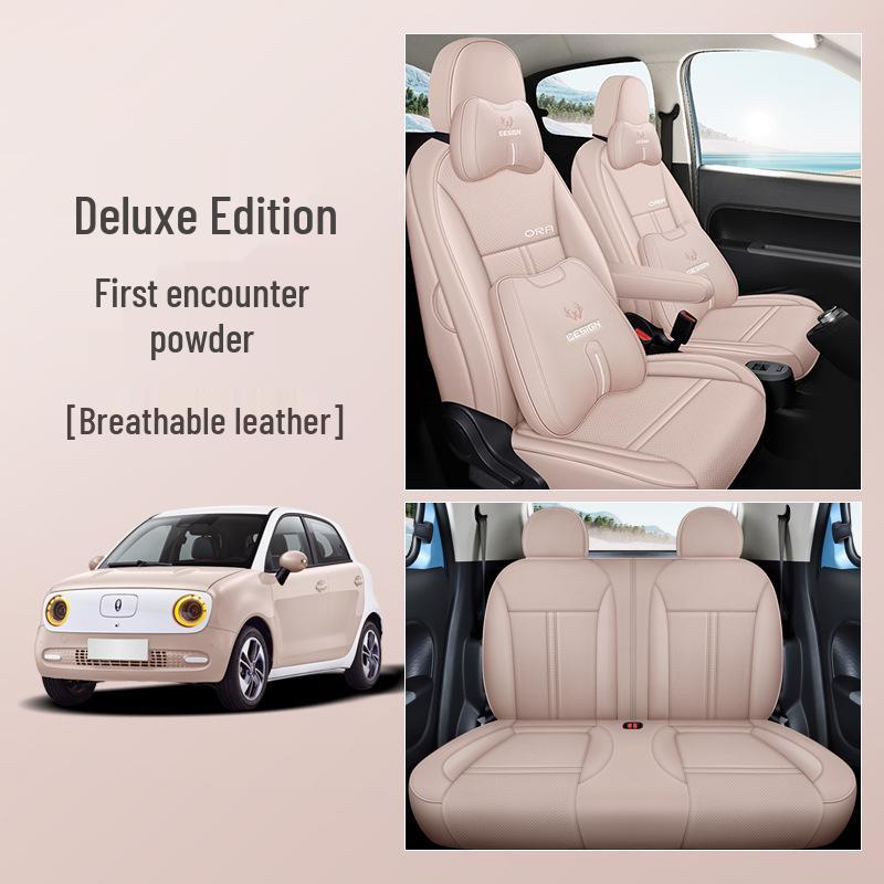 LJ Great Wall ORA Car Seat Cushion: Fashionable, Full Leather, All-Season Sports Cover.